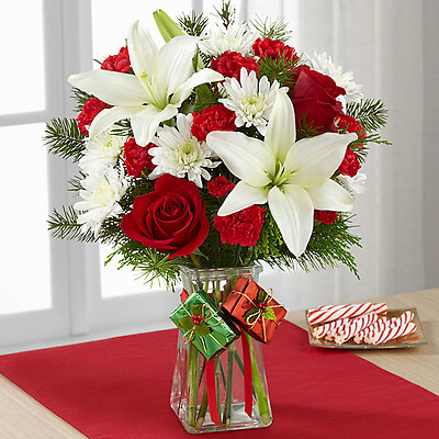 Joyous Holiday™ Bouquet arranged by a florist in Cape Coral, FL